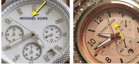 michael kors fake and real watch|how to authenticate Michael Kors.